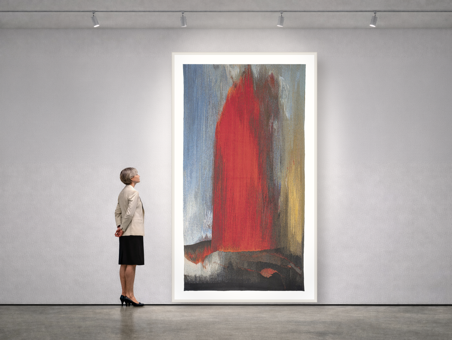 Gallery scale photo for SPURT using sample-5-big-high with 10 cm pure white mat and square frame